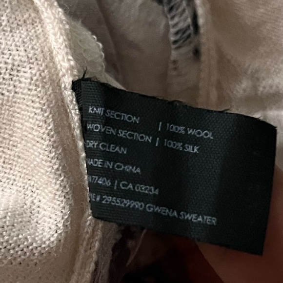 Club Monaco Wool Sill Pullover Sweater top - Picture 5 of 6